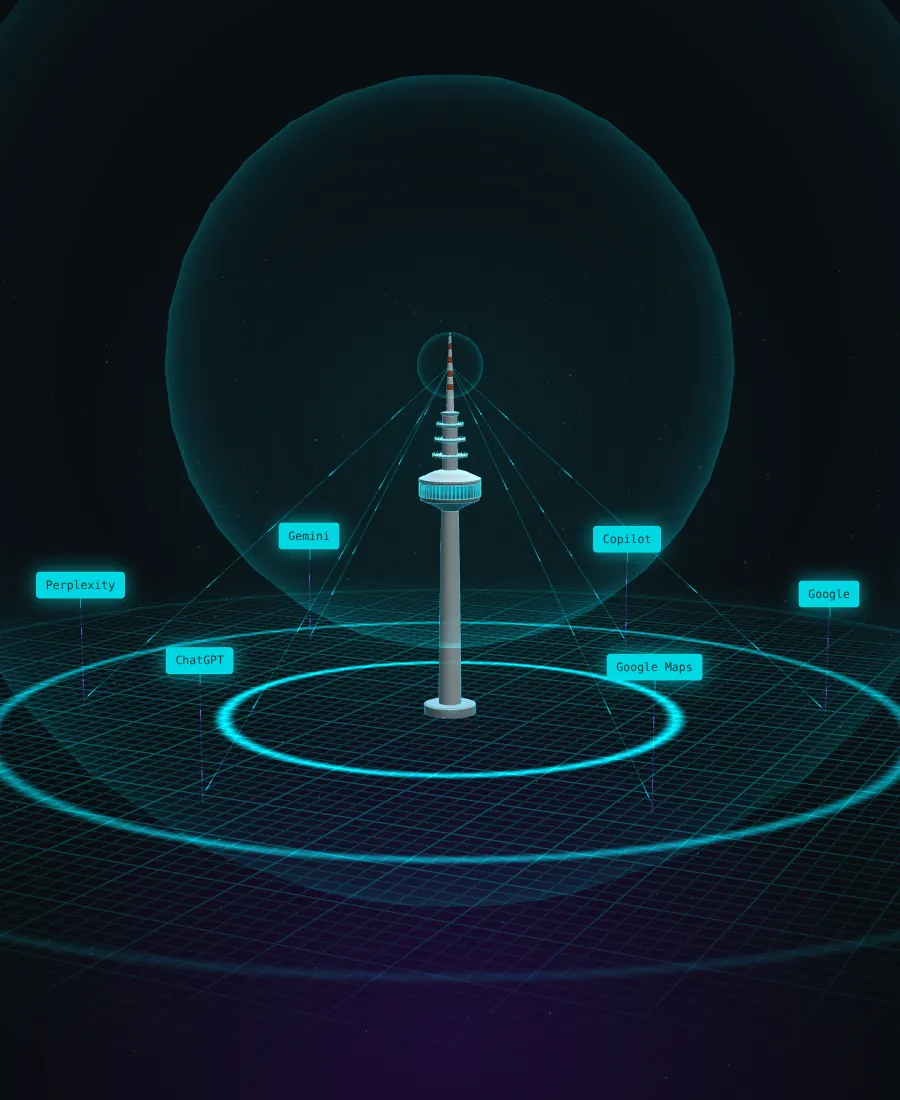Fernmeldeturm Mannheim als 3D-Modell